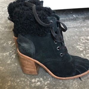 Black UGG boots